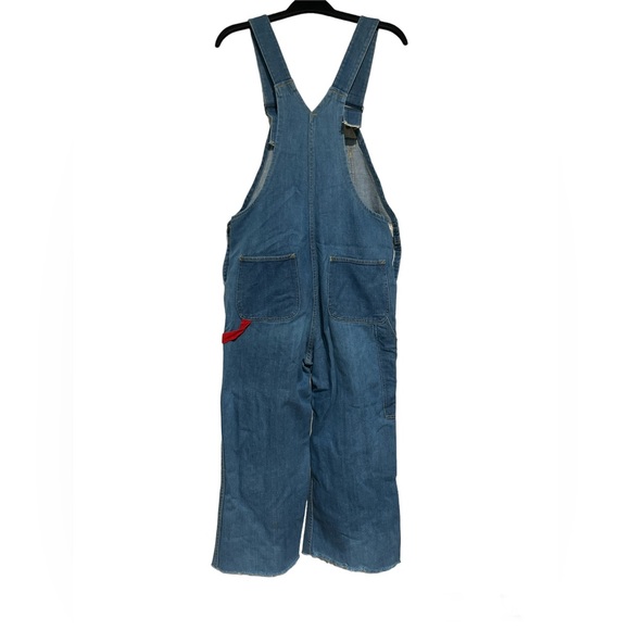 Vintage GWG Scrubbies Bib Overalls Coveralls Dungarees Work Pants Denim Jeans L - Picture 2 of 9